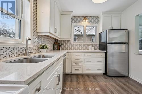 56 John Street W, Waterloo, ON - Indoor Photo Showing Kitchen With Double Sink