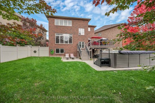 181 Springview Drive, Hamilton, ON - Outdoor With Deck Patio Veranda