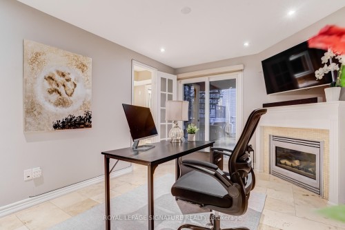 97 Harbourview Crescent, Toronto, ON - Indoor With Fireplace
