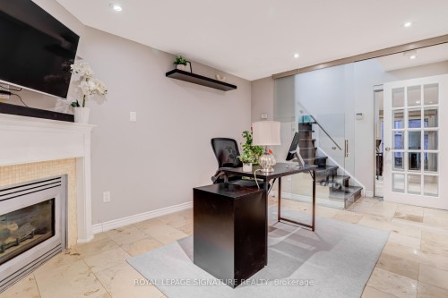 97 Harbourview Crescent, Toronto, ON - Indoor With Fireplace