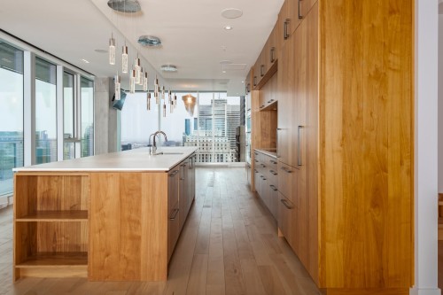 Cuisine - 3401A-1155 Rue De La Montagne, Montréal (Ville-Marie), QC - Indoor Photo Showing Kitchen