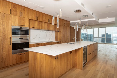 Cuisine - 3401A-1155 Rue De La Montagne, Montréal (Ville-Marie), QC - Indoor Photo Showing Kitchen