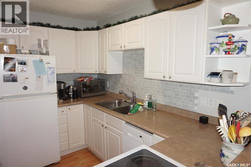 303 2315 Mcintyre Street, Regina, SK - Indoor Photo Showing Kitchen With Double Sink