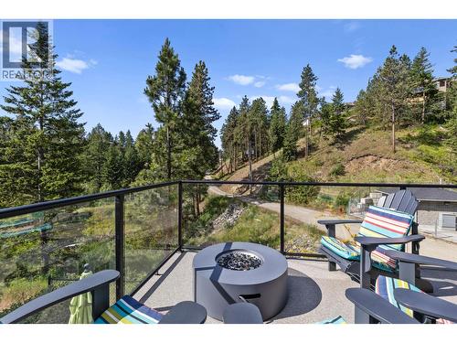 Main floor deck off dining room. - 830 Westview Way Unit# 22, West Kelowna, BC - Outdoor With Balcony