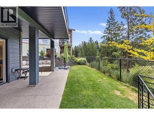 Back yard fenced and landscaped - 830 Westview Way Unit# 22, West Kelowna, BC - Outdoor