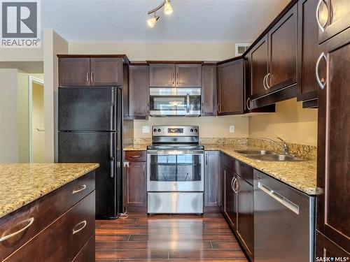 410 615 Lynd Crescent, Saskatoon, SK - Indoor Photo Showing Kitchen With Double Sink