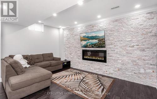 5352 Snowbird Court, Mississauga, ON - Indoor With Fireplace