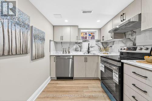 150 Brucedale Avenue E, Hamilton, ON - Indoor Photo Showing Kitchen With Stainless Steel Kitchen
