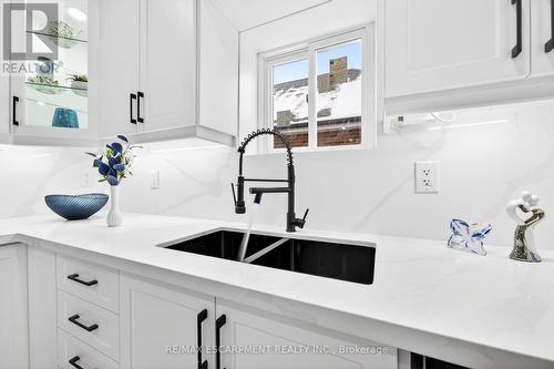 150 Brucedale Avenue E, Hamilton, ON - Indoor Photo Showing Kitchen With Double Sink