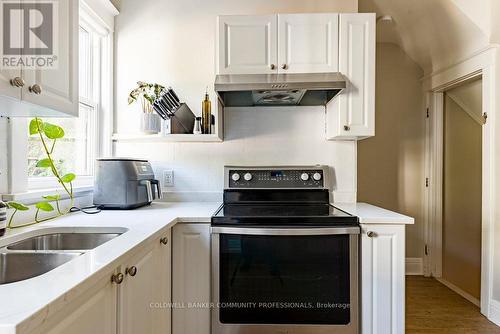 58 Chatham Street, Hamilton, ON - Indoor Photo Showing Kitchen With Double Sink