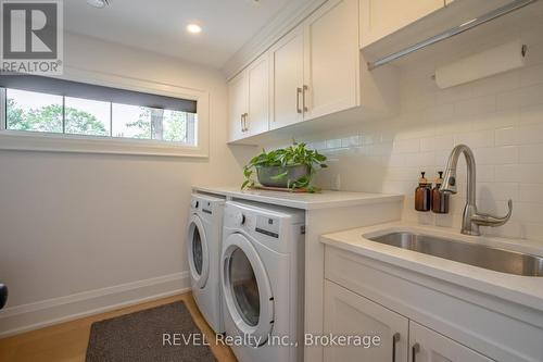 bright laundry room in upper level - 74 Montgomery Road, Welland (N. Welland), ON - Indoor Photo Showing Laundry Room