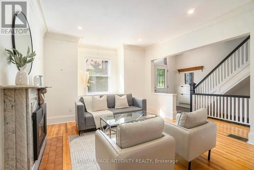 115 Springhurst Avenue, Ottawa, ON - Indoor Photo Showing Living Room With Fireplace