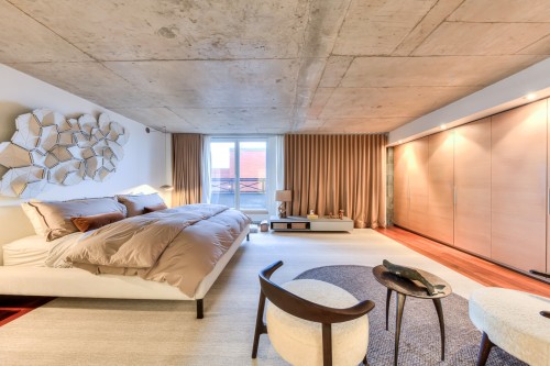 Chambre à coucher principale - 703-285 Av. Laurier E., Montréal (Le Plateau-Mont-Royal), QC - Indoor Photo Showing Bedroom