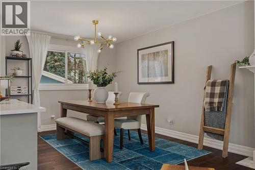 2424 Eileen Drive, Burlington, ON - Indoor Photo Showing Dining Room
