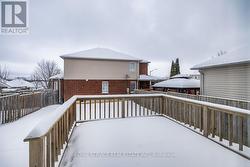 Deck and backyard. - 