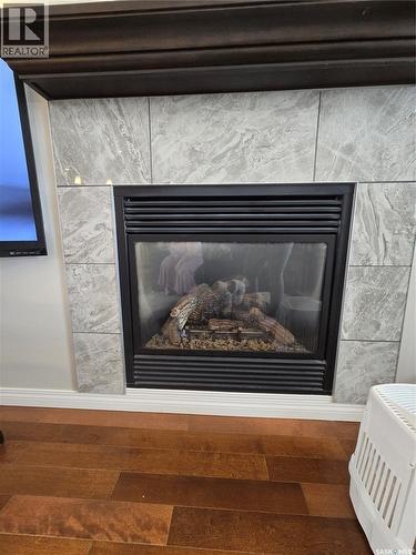 8 Main Bay, Muenster, SK - Indoor With Fireplace