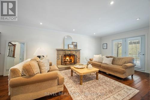 7 Forestwood Drive, Kitchener, ON - Indoor Photo Showing Living Room With Fireplace