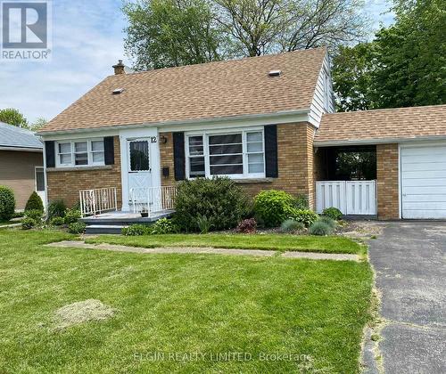 12 WOOD STREET S  St. Thomas, ON N5R 4K9