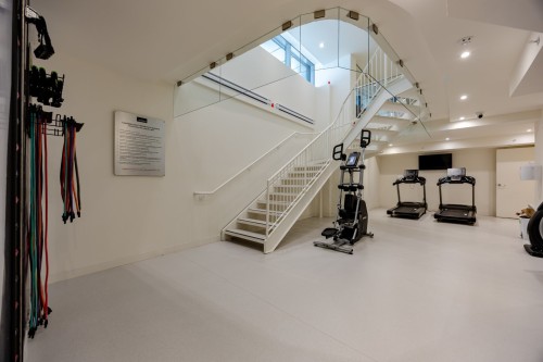 Salle d'exercice - 1606-360 Rue Mayor, Montréal (Ville-Marie), QC - Indoor Photo Showing Gym Room