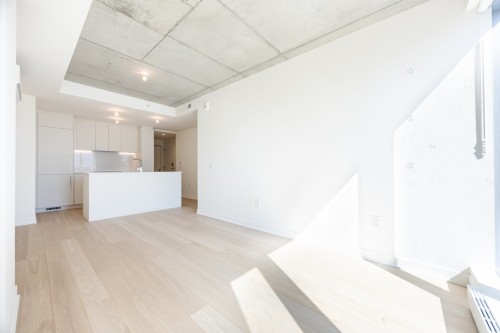 Salle à manger - 1606-360 Rue Mayor, Montréal (Ville-Marie), QC - Indoor Photo Showing Kitchen