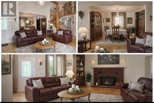 26 Main Road, Hare Bay, NL - Indoor Photo Showing Living Room With Fireplace
