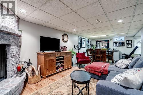 1114 Parkview, Windsor, ON - Indoor With Fireplace