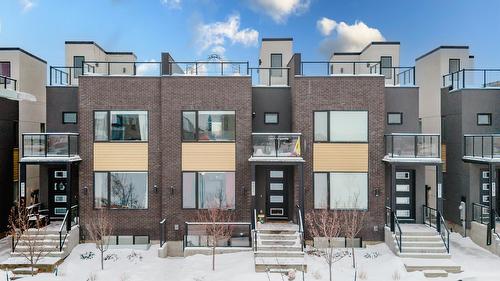 8069-8073  Cedric Mah Rd, Edmonton, AB - Outdoor With Balcony With Facade