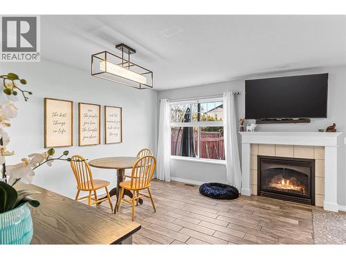 2395 Pleasant Valley Road Unit# 14, Armstrong, BC - Indoor With Fireplace