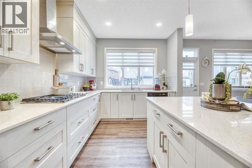 63 Walgrove Way Se, Calgary, AB - Indoor Photo Showing Kitchen With Upgraded Kitchen