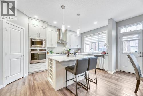 63 Walgrove Way Se, Calgary, AB - Indoor Photo Showing Kitchen With Upgraded Kitchen