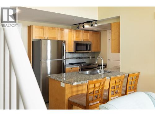 4205 Gellatly Road Unit# 416, West Kelowna, BC - Indoor Photo Showing Kitchen With Double Sink