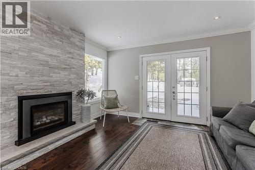 15 Ireson Road, Burlington, ON - Indoor Photo Showing Living Room With Fireplace