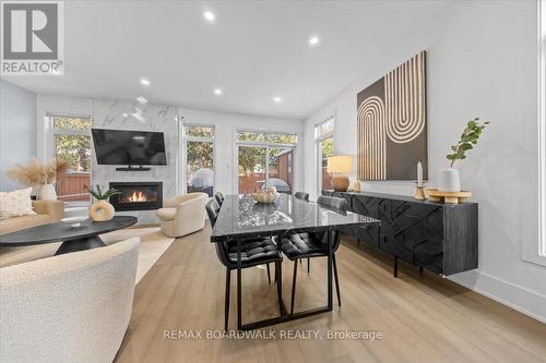 255 Avondale Avenue, Ottawa, ON - Indoor Photo Showing Living Room With Fireplace
