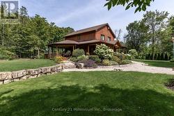 View of Private Outdoor Covered Seating Area - 