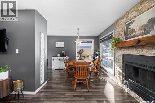 866 Spencer Drive, Prince Albert, SK - Indoor Photo Showing Other Room With Fireplace