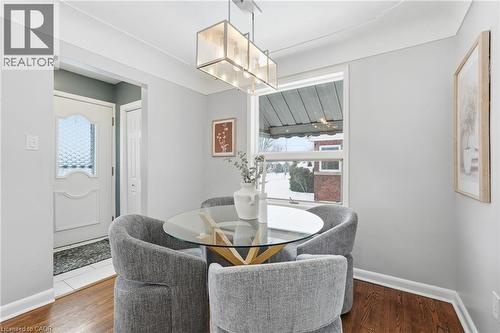 15 Mulock Avenue, Hamilton, ON - Indoor Photo Showing Dining Room