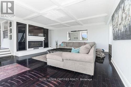 9170 Sideroad 27, Erin, ON - Indoor Photo Showing Living Room With Fireplace