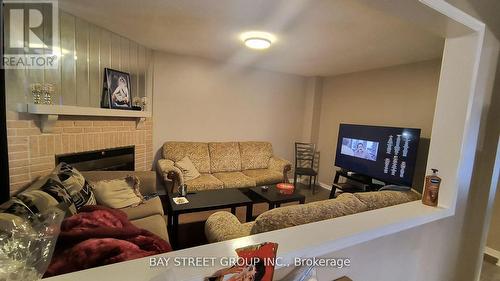 3503 Cherrington Crescent, Mississauga, ON - Indoor Photo Showing Living Room With Fireplace