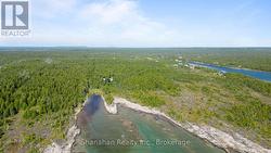 Drone View of Lake Huron Shoreline - 