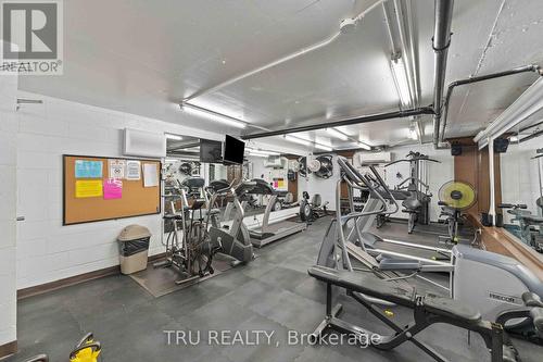 Gym located between towers A & B. - Ph4 - 158A Mcarthur Avenue, Ottawa, ON - Indoor Photo Showing Gym Room