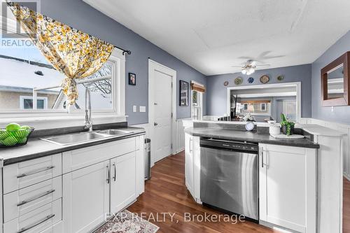 129 Beech Street, St. Catharines (Downtown), ON - Indoor Photo Showing Kitchen With Double Sink