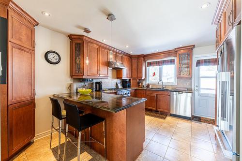 Kitchen - 30 Rue Gauthier, Dollard-Des-Ormeaux, QC - Indoor Photo Showing Kitchen With Double Sink