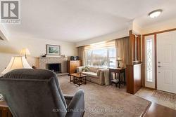 Living Room Faces West to the Peach Orchard - 