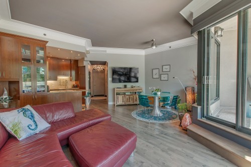 Living room - 103-4450 Prom. Paton, Laval (Chomedey), QC - Indoor Photo Showing Living Room