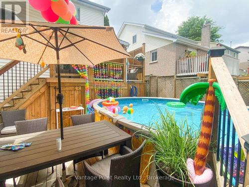331 Morrison Road, Kitchener, ON - Outdoor With Above Ground Pool With Deck Patio Veranda With Exterior