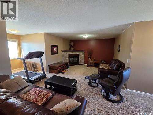 Doty Acreage, Moose Mountain Rm No. 63, SK - Indoor Photo Showing Living Room With Fireplace