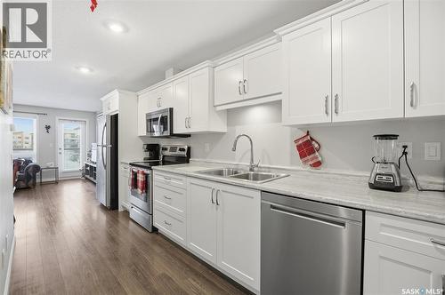 3101 106 Willis Crescent, Saskatoon, SK - Indoor Photo Showing Kitchen With Stainless Steel Kitchen With Double Sink
