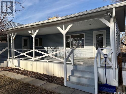 133 Railway Avenue, Ponteix, SK - Outdoor With Deck Patio Veranda