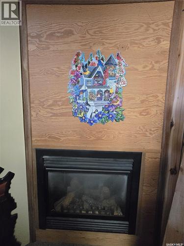 517 Nina Street, Broadview, SK - Indoor Photo Showing Living Room With Fireplace