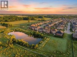 Aerial view at dusk of a water view and a view of rural / pastoral area - 